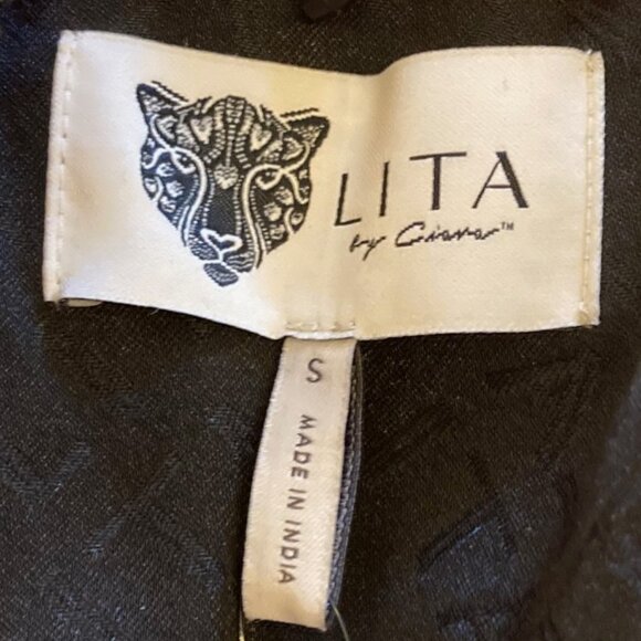 Lita by Ciara Patent Leather Puffer Coat Limited Edition Orange Fiesta Sz Small - Picture 5 of 15